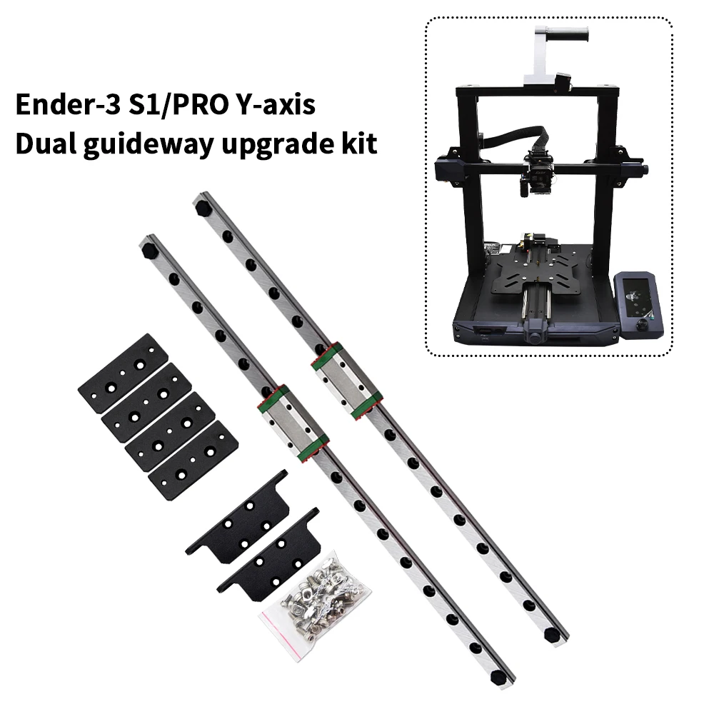 Upgrade Dual Y-Achse Rail Kit für Ender-3 S1/Ender 3 S1 Pro 315 mm MGN9H Linearführung Kit Ender 3 Ender 3 V2 3D-Drucker Zubehör Image