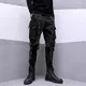 Houzhou techwear schwarz cargo hose für männer cargo hose männlich japanische streetwear hip hop