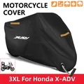 Motorrad abdeckung wasserdichter Outdoor-Roller UV-Schutz Staub Regenschutz für Honda xadv750