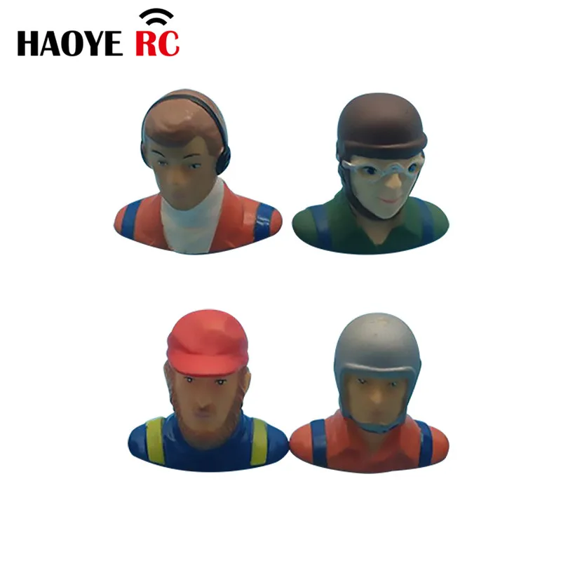 Haoye 1 pc Piloten im Maßstab 1:10 Figuren Spielzeug modell für RC Flugzeug Zubehör Hobby Farbe grün orange blau