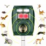 Solar Vogel Repeller Ultraschall Tier Repeller Outdoor Katze Repellent Hund Abschreckung mit LED