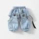 Denim lange Hosen Puppen kette Leggings für 1/11 ob11 Puppen für 1/12 Mini bjd Puppe Freizeit