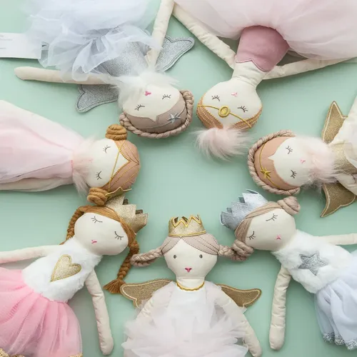 Ins Puppe Engel Muppet Blume Fee Ballett lange Beine Muppet Familie Spielzeug Baby Mädchen Geschenk