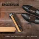 Rosshaar Schuh putz bürsten mit Pferdehaar borsten für Stiefel Schuhe Lederpflege-Reinigungs bürste