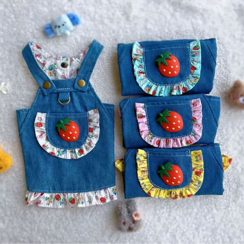 Haustier Denim Stoff Kleid für Hunde kleine Hunde kleidung Teddybären Malteser Katzen Welpen