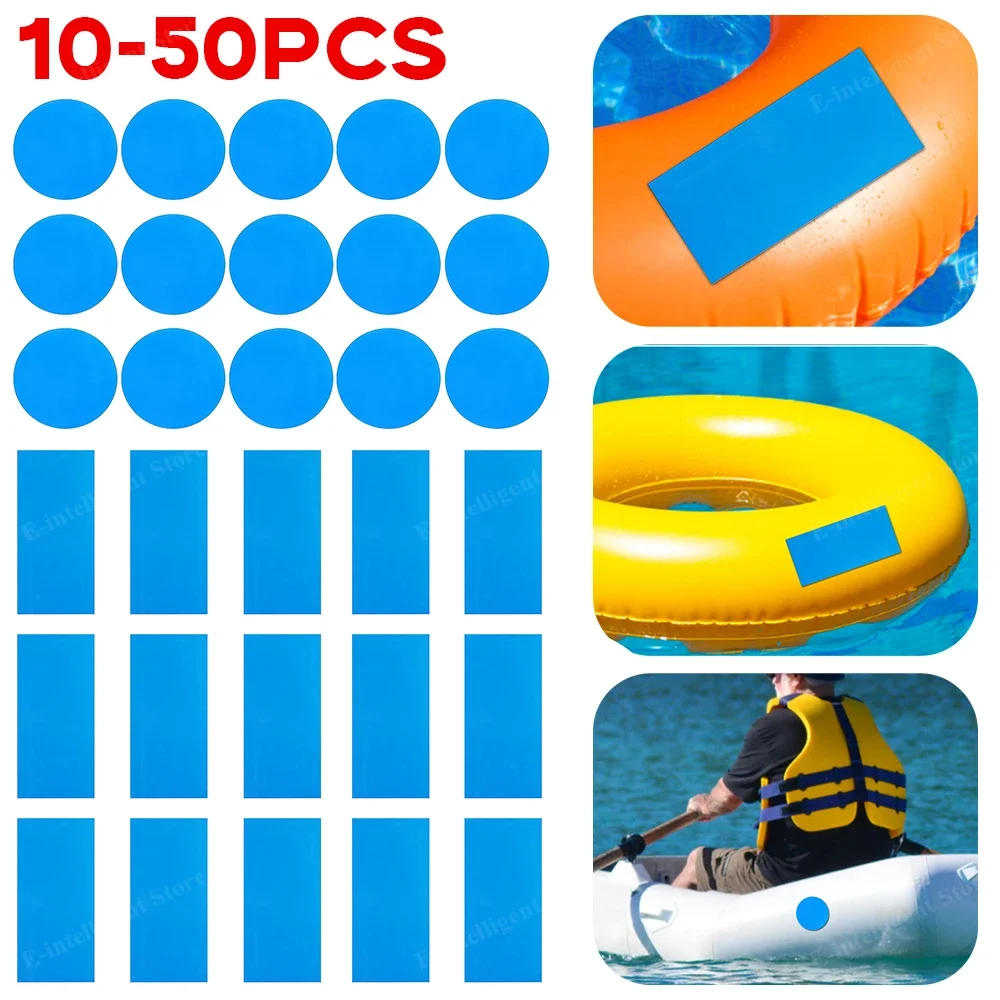 Pool Patch selbst klebende Pool Reparatur Patches Schwimm ring Reparatur Kit Schlauchboot Zubehör PVC Reparatur Kit für Schwimm ringe Image