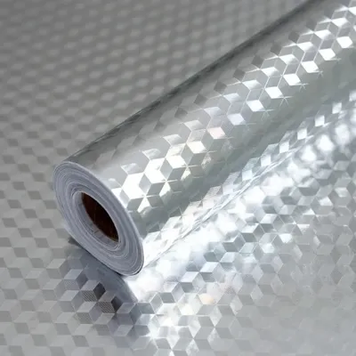 Küche ölbeständige selbstklebende Aufkleber Anti-Fouling Hochtemperatur wasserdichte Aluminiumfolie Image