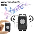 4g 8g MP3-Player tragbare IPX8 wasserdichte MP3-Musik-Player FM-Radio mit Kopfhörer zum Schwimmen