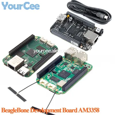 BeagleBone Black AM335x AM3358 Entwicklungsboard-Modul BeagleBone Green Wireless Cortex-A8 BB-Black Rev.C 5V 512MB Image