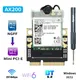 2974 MBit/s Mini-PCI-E Intel Ax200 WLAN-Karte Wi-Fi 6 Adapter Wireless Bluetooth 2.1 ax200ngw Ax210