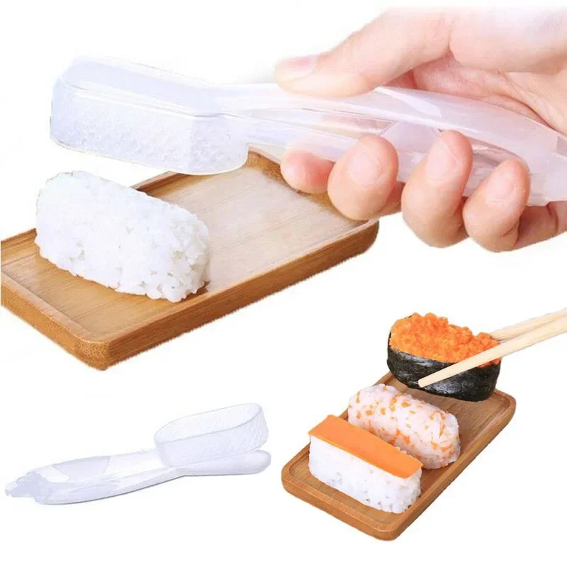 Nigiri Sushi Mold Onigiri Rice Ball Maker Warship Sushi Mold Bento Oval Rice Ball Making Breakfast Kitchen Tools Sushi Kit Image