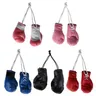 Boxhandschuh-Anhänger Schwarz / Blau / / Weiß / Rot Miniatur-Boxhandschuhe Mini-Boxhandschuhe