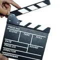 Film klappe gedrucktes Muster robustes Holz Film Shooting Director Clapper boards 30*27cm großes