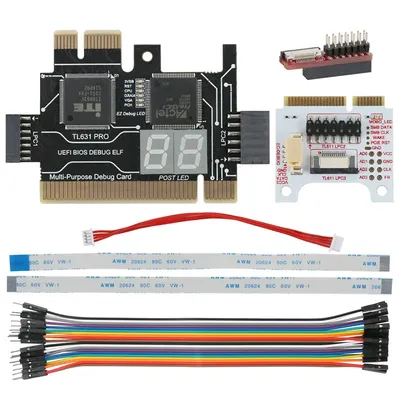 TL631 Pro Universal Laptop Und PC PCI PCI-E Mini PCI-E LPC Motherboard Diagnose Analysator Tester Image