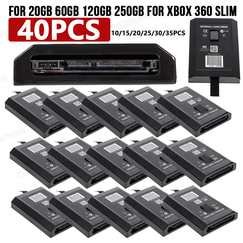 HDD-Internes Gehäuse für XBOX 360 Slim 20 GB 60 GB 120 GB 250 GB HDD-Festplattenbox Spielzubehör Ersatz für XBOX 360 Slim Image