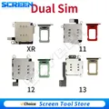 Dual-SIM-Kartenleser-Anschluss Flex-Kabel Karten fach Steckplatz halter für iPhone XR 11 12 13 Pro