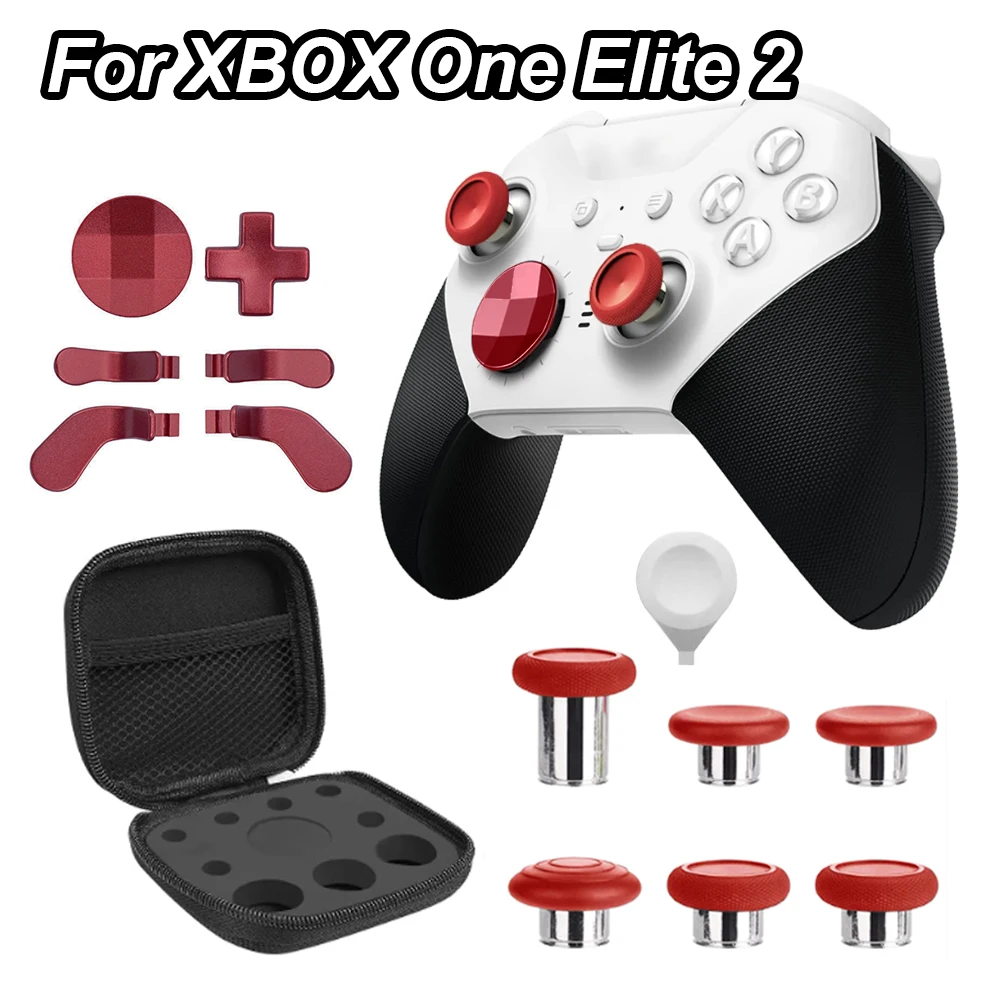 13-in-1-Metall-Thumbsticks-Joystick-Kappe für Xbox One Elite Series 2 Controller 6 Swap Stick 4 Paddel und D-Pads-Zubehör Image