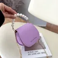 Frauen Mini Handtaschen neue elegante Schulter Umhängetasche tragbare Ketten taschen Mädchen Perle