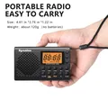 Digital LED tragbares Radio bin FM SW Digital anzeige Großbild Stereo Radio Timing Wecker MP3