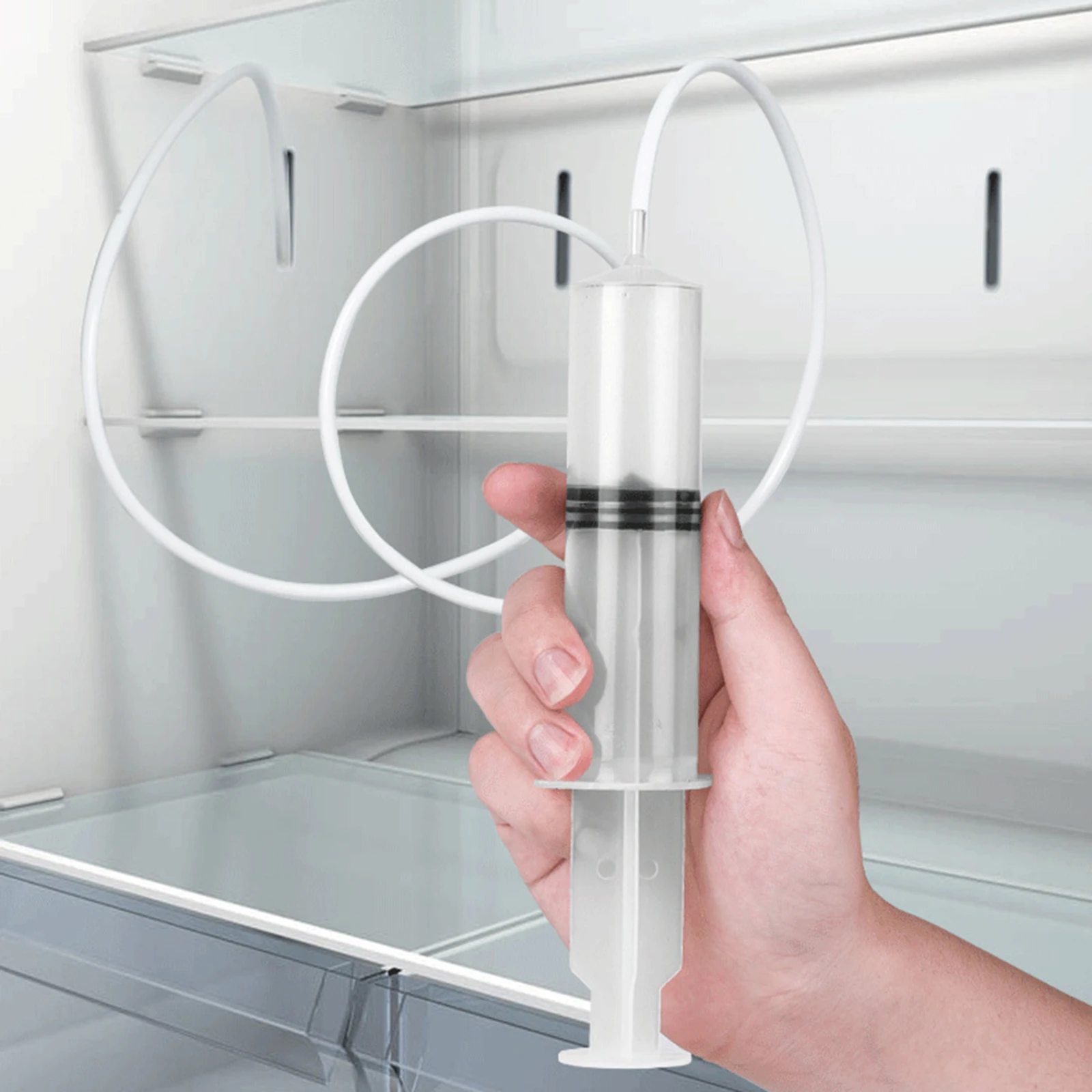 5Pcs Kühlschrank Ablauf Loch Verstopfen Entferner für Küche Haushalt Reinigung Wiederverwendbare Kühlschrank Bagger Kits Küche Zubehör Image