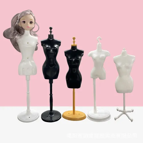 Bview art 27 5 cm hoch weiß schwarz Modell Rack Mannequin Kleiderbügel Kunststoff Puppe Mannequin