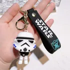 Star Wars Anime kreative PVC-Figuren Darth Vader Imperial Storm trooper Yoda BB-8 Schlüssel bund