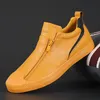 Herren Slipper Fashion trendy Sneakers Casual Leder Herren schuhe Größe 38-44