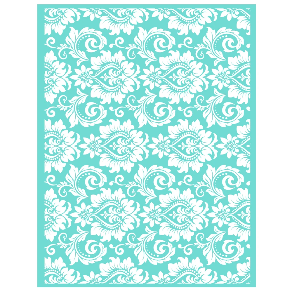 Gemustertes Muster Siebdruck schablonen wieder verwendbares Siebdruck-Kit zum Drucken von Ton stempeln Polymer Clay Werkzeugs chmuck herstellung Image