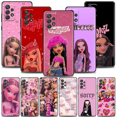 Schöne Cartoon Mode Bratz Puppen etuis für Samsung Galaxy A32 4G A33 Fall A13 A23 A31 A14 A02 A03