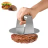 Edelstahl Hamburger Fleisch presse kreisförmige Burger Fleisch presse Fleisch pasteten Rindfleisch