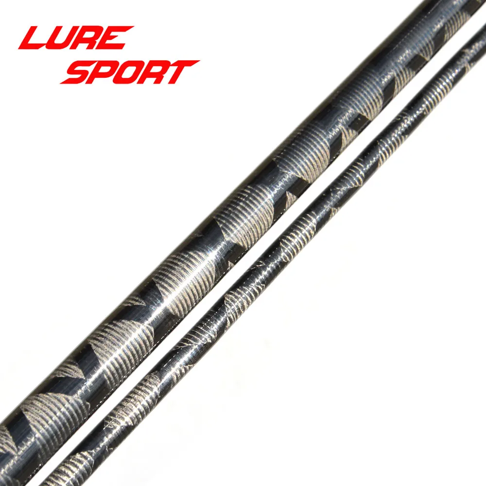LureSport 2sets/lot 2,28 m 2,4 M X Kreuz Carbon-Rod blank 2 abschnitte/set H Power stange Gebäude Komponente Reparatur pol DIY