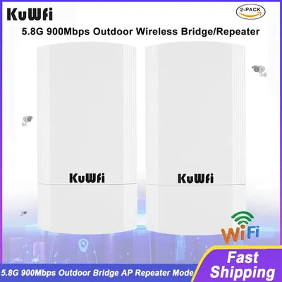 KuWFi 900Mbps Outdoor Wireless CPE Router 5,8G Wireless Repeater/AP Router/Wifi CPE Brücke Punkt zu Punkt 1-3KM Wifi Abdeckung