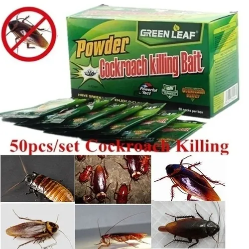 50 stücke Pestizid Pulver Kakerlake Insektizid Kakerlake Medizin Kakerlake töten Köder Kakerlake