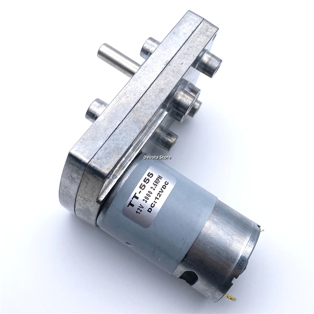 TT-550 555 DC-Getriebemotor 3 V-30 V Kaffeemaschine Kostengünstig für Lenkmotor Drehmomentqualitätsmotor Image