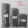 300 stücke graue Farbe selbstsicher nde Kunststoff-Nylon-Kabelbinder-Kabelbinder 3x200-Kabelbinder
