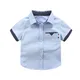 IENENS Sommer Kinder Jungen Herren Hemd Tops Kleidung Kinder Baby Junge Formale Baumwolle Top Mit