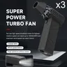 X3 gewalttätiges Gebläse Lüfter 3. Turbo Gebläse Lüfter Jetfan starke Fans Handheld 130000 U/min