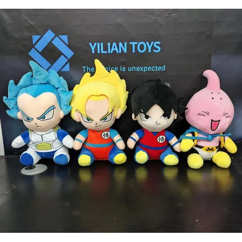 Neue Drachen ball Plüsch Stofftiere Saiyan Goku Vegeta Buu Cartoon Japan Anime Figur Puppe Baby