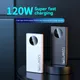 30000mah Power bank 120w supers chn elles Aufladen Ultraschall kapazität Digital anzeige tragbare