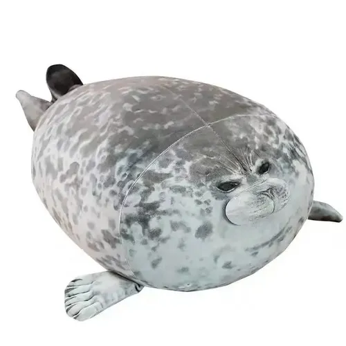 20cm böse Blob Seal Kissen mollig 3d Neuheit Seelöwe Puppe Plüsch Stofftier Baby schlafen Wurf