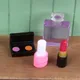 1 Satz antike Puppenhaus Miniatur kosmetischen Lippenstift Nagellack Lidschatten Parfüm Make-up