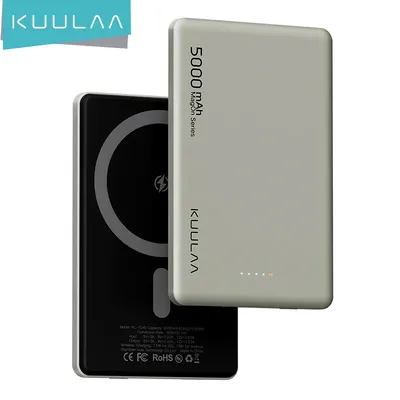 Kuulaa magnetische Power Bank 5000mah Handy-Ladegerät externer Akku Schnell ladung für iPhone 16 15 14 magsafe Power bank Image