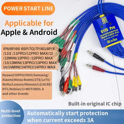 oss w103 w112 s115 s116 universelles intelligentes Einschalt kabel für Android iPhone Batterie Reparatur Netzteil Power-On Kabel Werkzeug Image