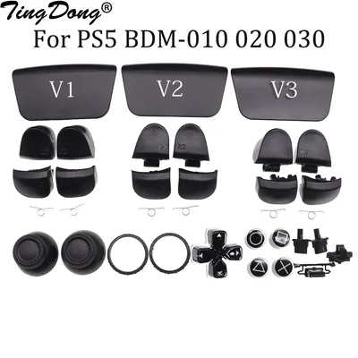 Ersatz Taste Für PS5 V1 V2 V3 BDM-010 020 030 Controller Thumb-Sticks Trigger Tasten Touch Panel Image