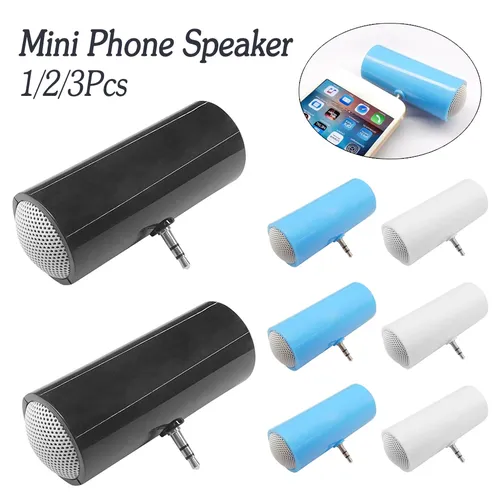 Mini-Telefon Lautsprecher Bass Stereo Tablet Musik Lautsprecher 2 Lautsprecher Line-In mit 3 5mm Trs