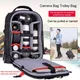 Neue Upgrade Professionelle DSLR kamera trolley koffer Tasche Video Foto Digital Kamera gepäck reise