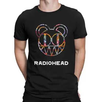 Best of Radio Head Logo Mann T-Shirt Radio head Crewneck Tops Stoff T-Shirt lustige hochwertige