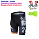 Kinder Radhose Fahrrad Strumpfhose Triathlon Gel gepolstert Pro Lycra Fahrrads horts Mädchen