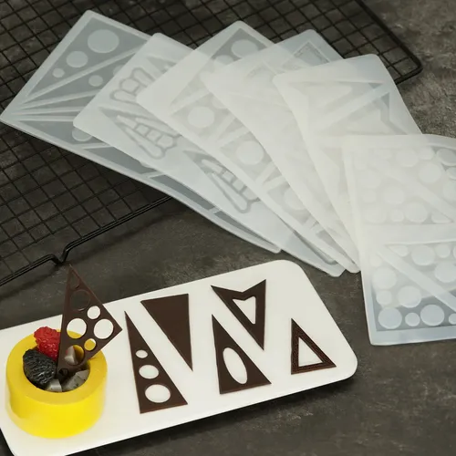 Schokolade Form Aushöhlen Triangle Form Silikon Mould Sugar Kuchen Dekorieren Werkzeug Für DIY