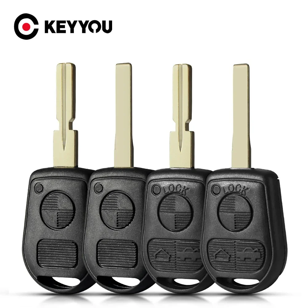 Keyyou Tasten Autos chl üssel Ersatz Remote Key Case Shell für BMW E31 E32 E34 E36 E38 E39 E46 Z3 Fob ungeschnittene Klinge Key Case Image